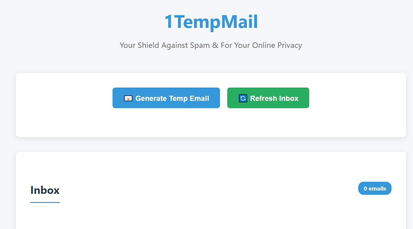 1TempMail